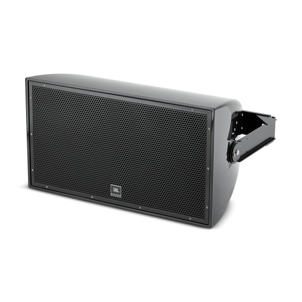 JBL AW295-BK 12-Inch 2-Way All Weather High Power Speaker with Rotatable Horn, 500W @ 8 Ohms or 70V/100V Line - IP56, Black