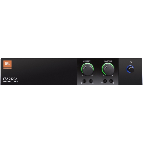 JBL CSA 2120Z Power Amplifier with Crown DriveCore Technology, 2x 120W @ 4 Ohms or 70V/100V Line