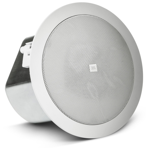 JBL Control 12C-VA (Pair) 3-Inch Compact Ceiling Speaker for EN54-24 Life Safety Applications, 20W @ 8 Ohms or 70V/100V Line - White