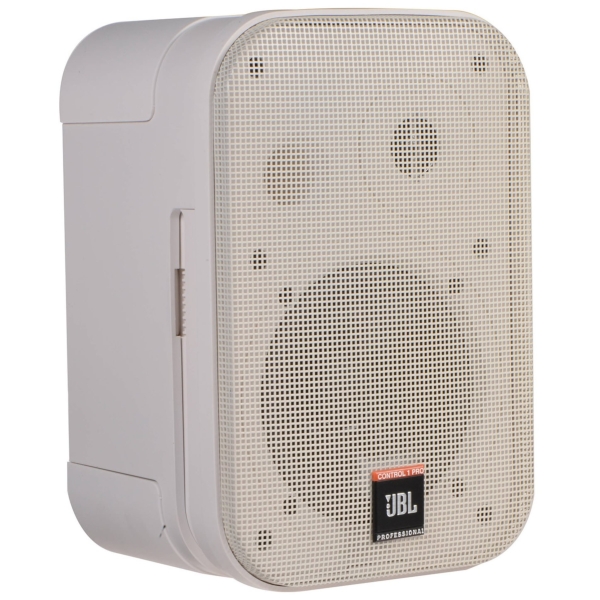 JBL Control 1 Pro 5.25-Inch 2-Way Professional Compact Speaker (Pair), 150W @ 4 Ohms - White
