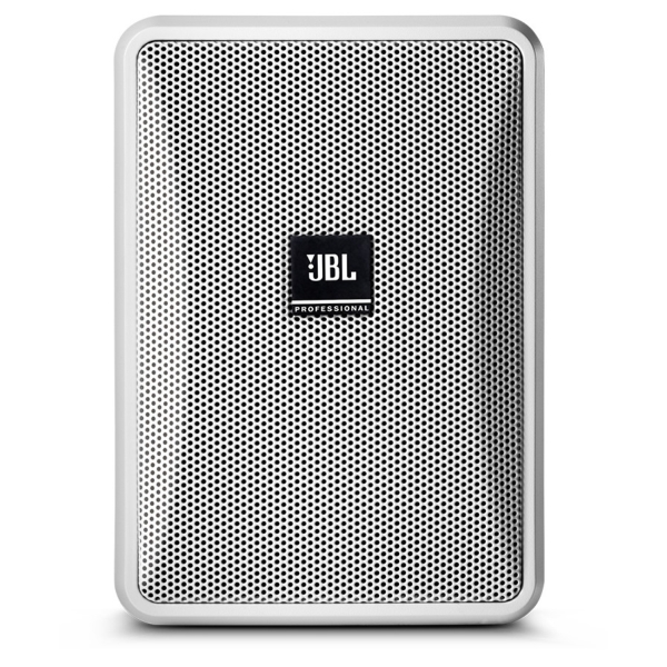 JBL Control 23-1L 3-Inch 2-Way Compact Indoor/Outdoor Speaker (Pair), 50W @ 8 Ohms - IP44, White
