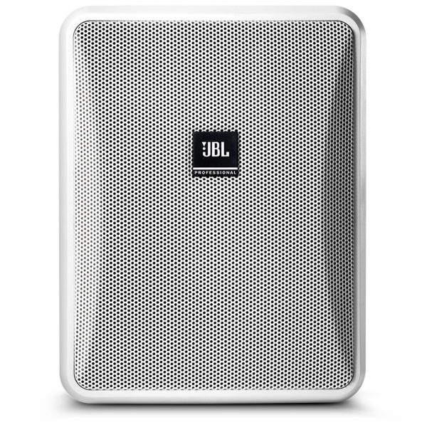 JBL Control 25-1L 5.25-Inch 2-Way Compact Indoor/Outdoor Speaker (Pair), 100W @ 8 Ohms - IP44, White