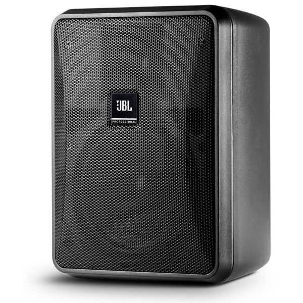 JBL Control 25-1L 5.25-Inch 2-Way Compact Indoor/Outdoor Speaker (Pair), 100W @ 8 Ohms - IP44, Black