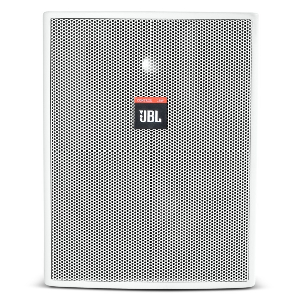 JBL Control 25AV 5.25-Inch 2-Way Compact Indoor/Outdoor Speaker (Pair), 100W @ 8 Ohms or 70V/100V Line - IP-X4, White