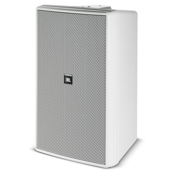 JBL Control 30 10-Inch 3-Way High Output Indoor/Outdoor Monitor Speaker, 250W @ 8 Ohms or 70V/100V Line - IPX5, White