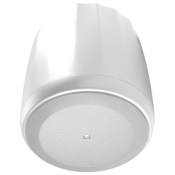 JBL Control 68HP 8-Inch Coaxial Pendant Speaker, 250W @ 8 Ohms or 70V / 100V Line - White