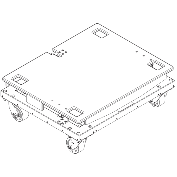 JBL SRX910LA VT Vertical Transporter for 4x JBL SRX910LA Speakers