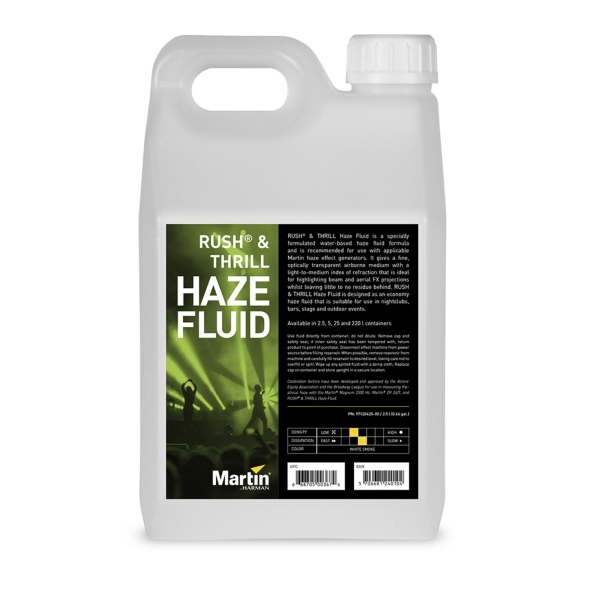 JEM RUSH & THRILL Haze Fluid - 2.5L (Box of 4)