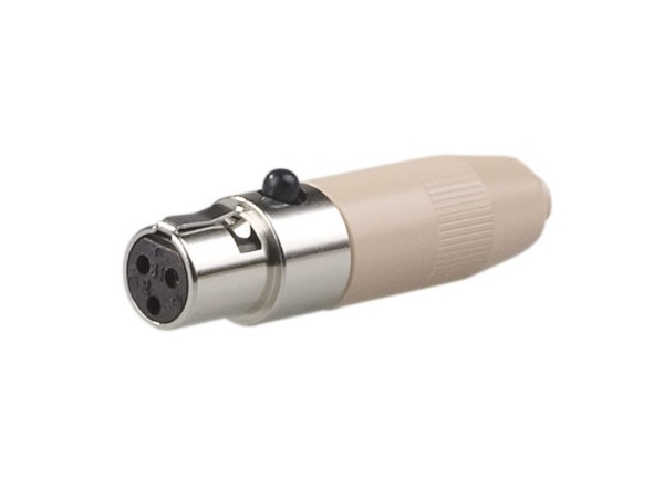 JTS 201C3 3-pin mini XLR adaptor - Beige