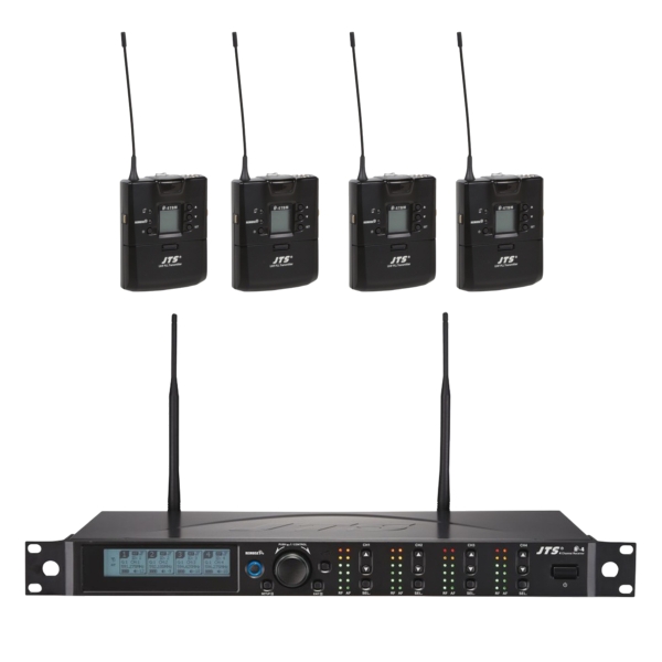 JTS 4-Way R-4 Beltpack Bundle - Channel 65 to 70