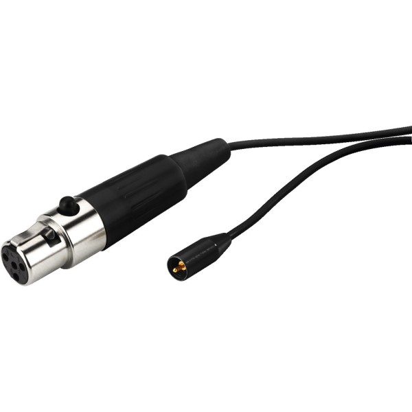 JTS 801C4BK Replacement Cable for Selected CM Series Head Worn Mic (4 Pin Mini-XLR) - Black