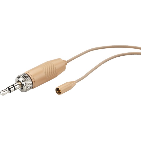 JTS 801CS Replacement Cable for Selected CM Series Head Worn Mic (3.5mm Stereo Plug) - Beige