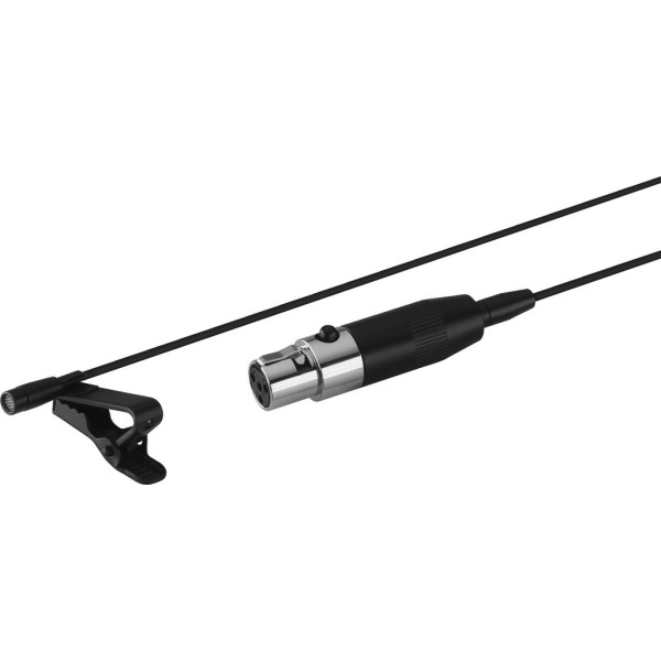 JTS CM-125iB Omni-directional Subminiature Lavaliere Microphone - Black