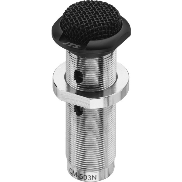 JTS CM-503NB Low Profile Omni-Directional Boundary Microphone - Black