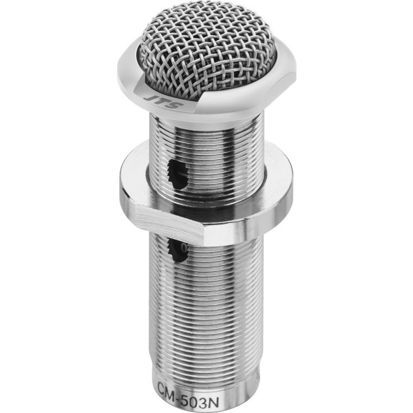 JTS CM-503NW Low Profile Omni-Directional Boundary Microphone - White