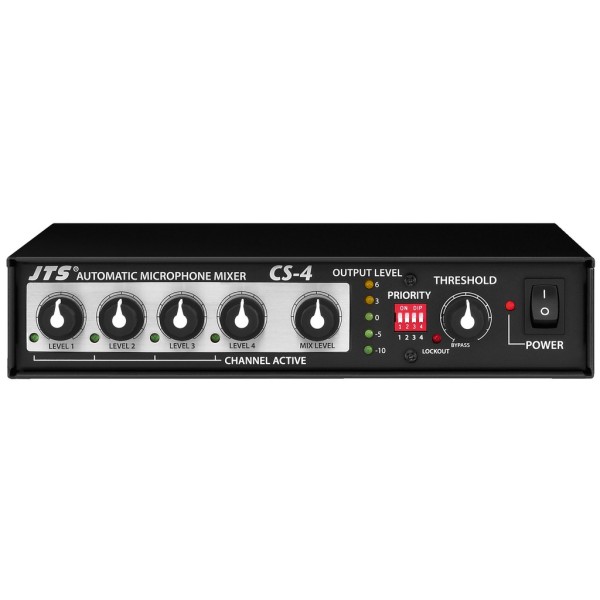 JTS CS-4 Automatic 4 Channel Microphone Mixer