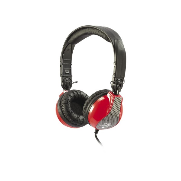 JTS HP-525 Professional Studio & DJ Headphones - Red