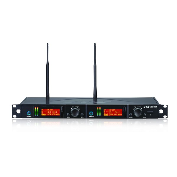 JTS UF-20R Dual Channel Wideband True Diversity Receiver - Channel 38