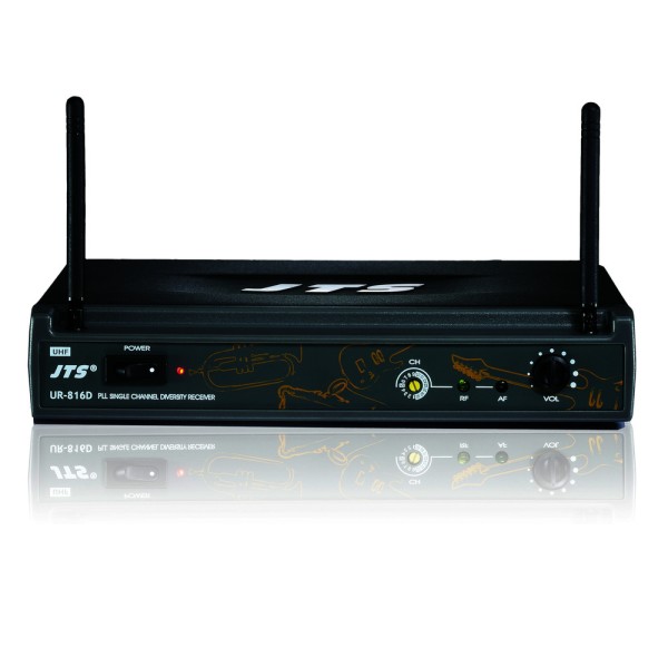 JTS UR-816D UHF PLL Single Channel Diversity Receiver - Channel 70