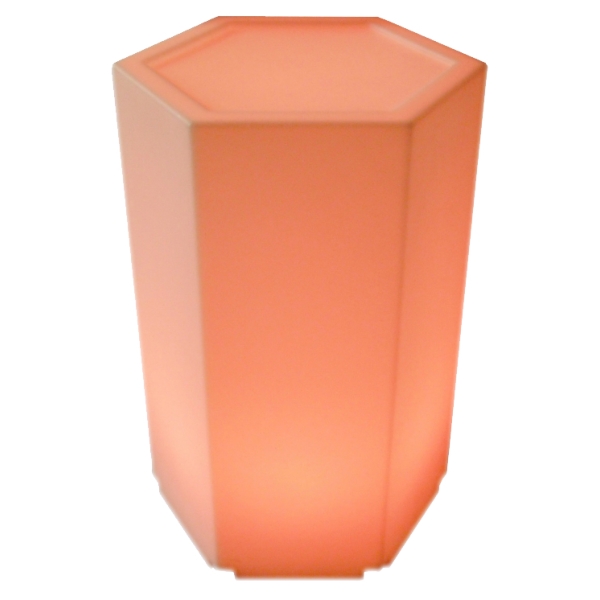 LED Hexagonal Display Plinth - Medium