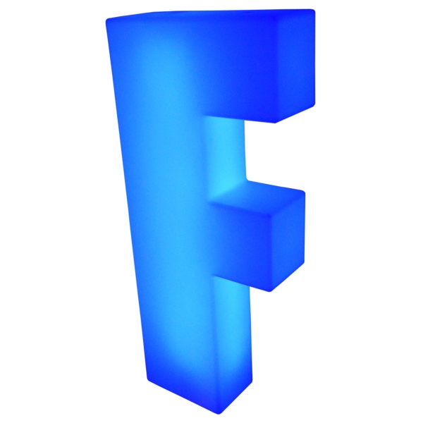 LED Alphabet Letter F