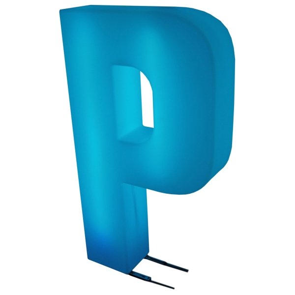 LED Alphabet Letter P