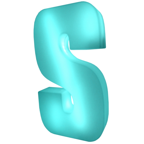 LED Alphabet Letter S