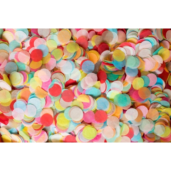 Le Maitre CC6 Chinese Confetti, Multi Coloured - 0.5kg