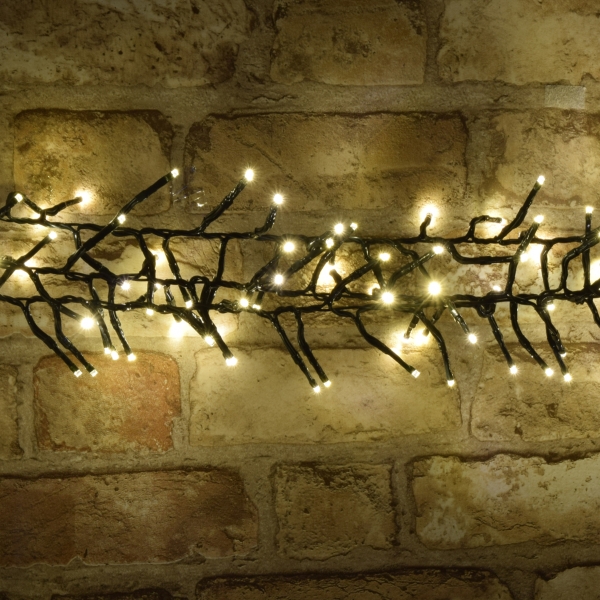 Lyyt Multi-sequence Warm White 960 LED Cluster Lights with Timer, 14M - IP44