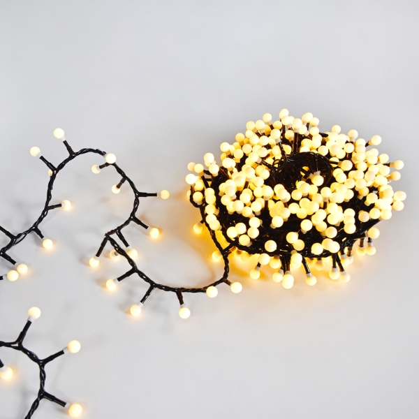 Lyyt 10m 12m Mini Berry Lights, Warm White - IP44