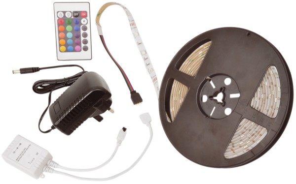 Lyyt DIY-RGB30 RGB LED Tape Kit, IP65, 5 metre with 30 LEDs per metre