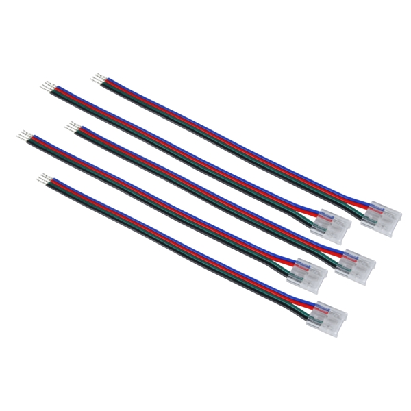 Lyyt RGB COB LED Strip Solderless 10mm Flexible Link (5 Pack)