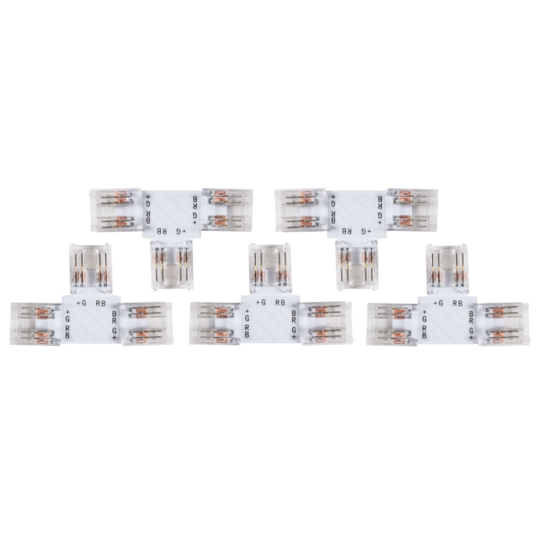 Lyyt 24V RGB COB LED Strip T-Connector (Pack of 5)