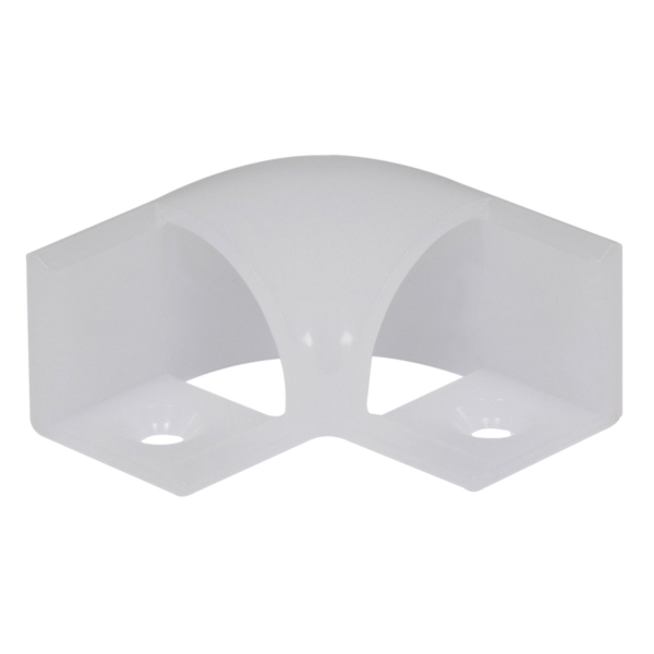Lyyt Translucent Corner Connectors for Arc Aluminium LED Tape Profiles - Pack of 4