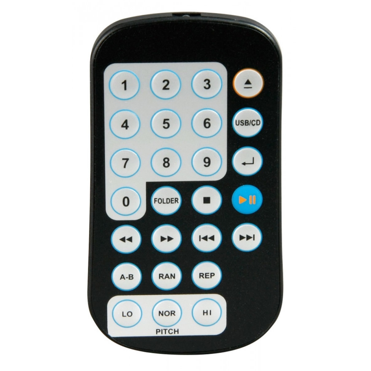MiPro 2MD012 Remote Control for MiPro CDM-05, CDM-07 & CDM-08 CD Players