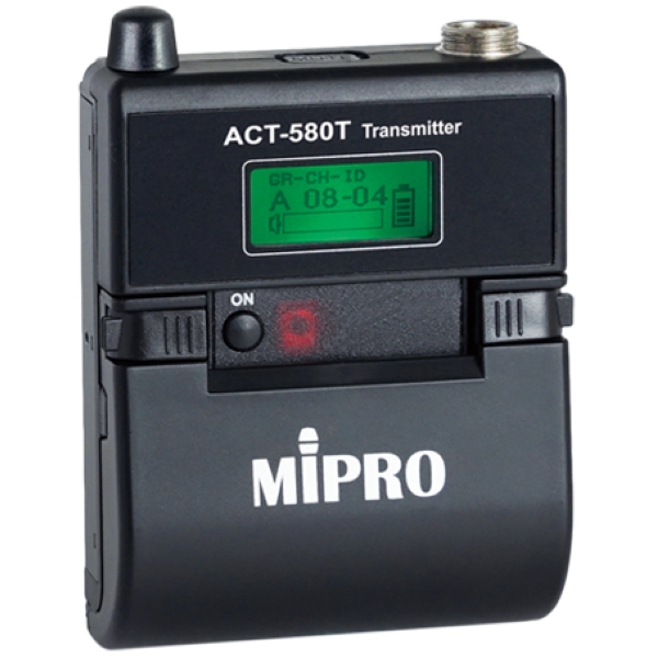 MiPro ACT-580T Digital Body Pack Transmitter, Rechargable - 5.8 GHz