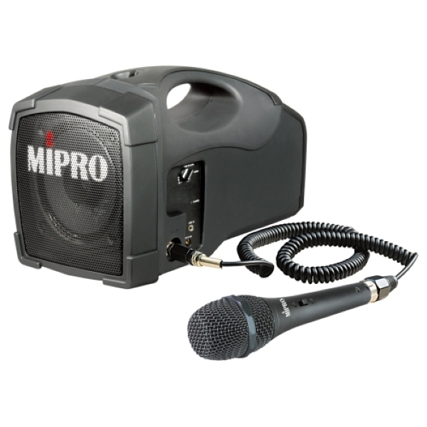 MiPro MA-101C Personal PA System with Wired Hand Held Microphone