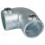 elumen8 2-Way 90 Degree Elbow Key Clamp - Silver - view 1