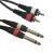 Accu-Cable AC-2R-2J6M/1,5 2x Male RCA to 2x 6.3mm Unbalancead Jack, 1.5m - view 1
