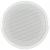 Adastra CF-6D 6.5 Inch Ceiling Speaker with Fire Dome, 0.75W / 1.5 W / 3W / 6W @ 100V Line - White - view 1