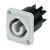 Neutrik NAC3MPB-1 PowerCON Chassis Output Socket - Grey - view 1