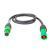 elumen8 150mm Powerlock Male Source to Female Drain Cable, 15M - Earth Green - view 3