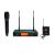 JTS RU-8012DB Dual Radio Microphone System with JTS RU-G3TH Handheld, JTS RU-G3TB Body Pack and JTS CM-501 Microphone - Channel 38 to 42 - view 1