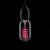 Prolite 4W LED T45 Funky Spiral Filament Lamp ES, Pink - view 1