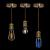 Prolite E27 Pendant Kit - Antique Gold with Gold Fabric Cord - view 6