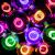 Prolite 4W LED ST64 Spiral Funky Filament Lamp ES, Magenta - view 4