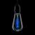 Prolite 4W Dimmable LED ST64 Spiral Funky Filament Lamp BC, Blue - view 1