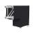 Black 2 Way 90 Degree Corner Quad Truss Sleeve/Sock - view 1