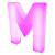 LED Alphabet Letter M - view 9