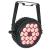 Showtec Compact Par 18 MkII RGB LED PARCan, 18x 3W - Black - view 5